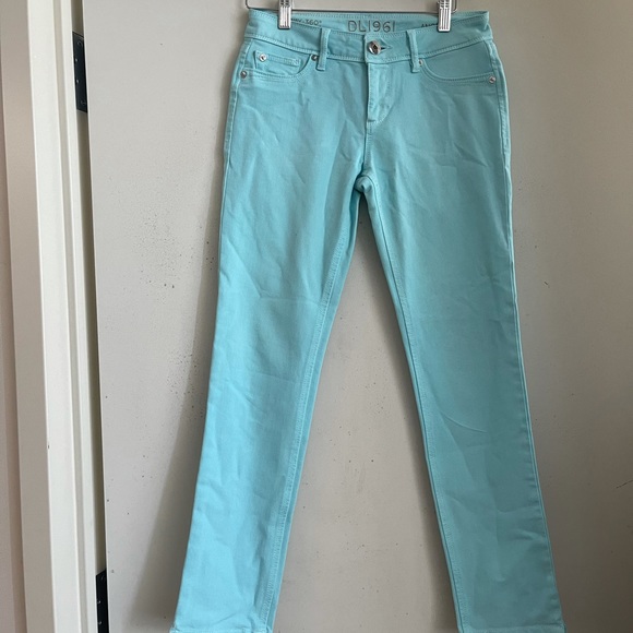 DL1961 Angel Mid Rise Skinny Ankle in St Tropez - Picture 3 of 8